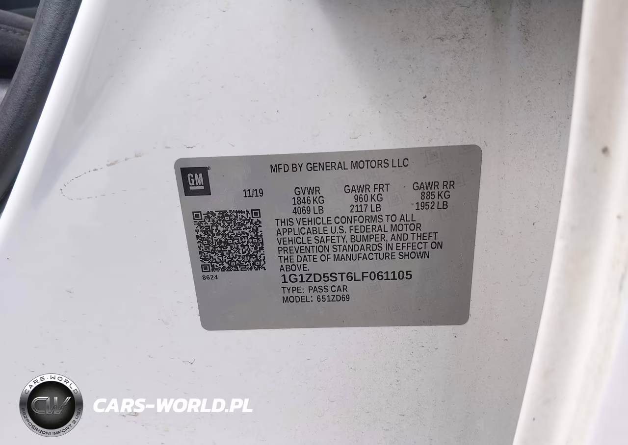 2020 Chevrolet Malibu Fwd Lt VIN:1G1ZD5ST6LF061105 - 9