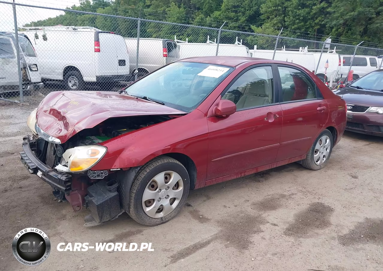 2007 Kia Spectra Ex VIN:KNAFE121775458815 - 2