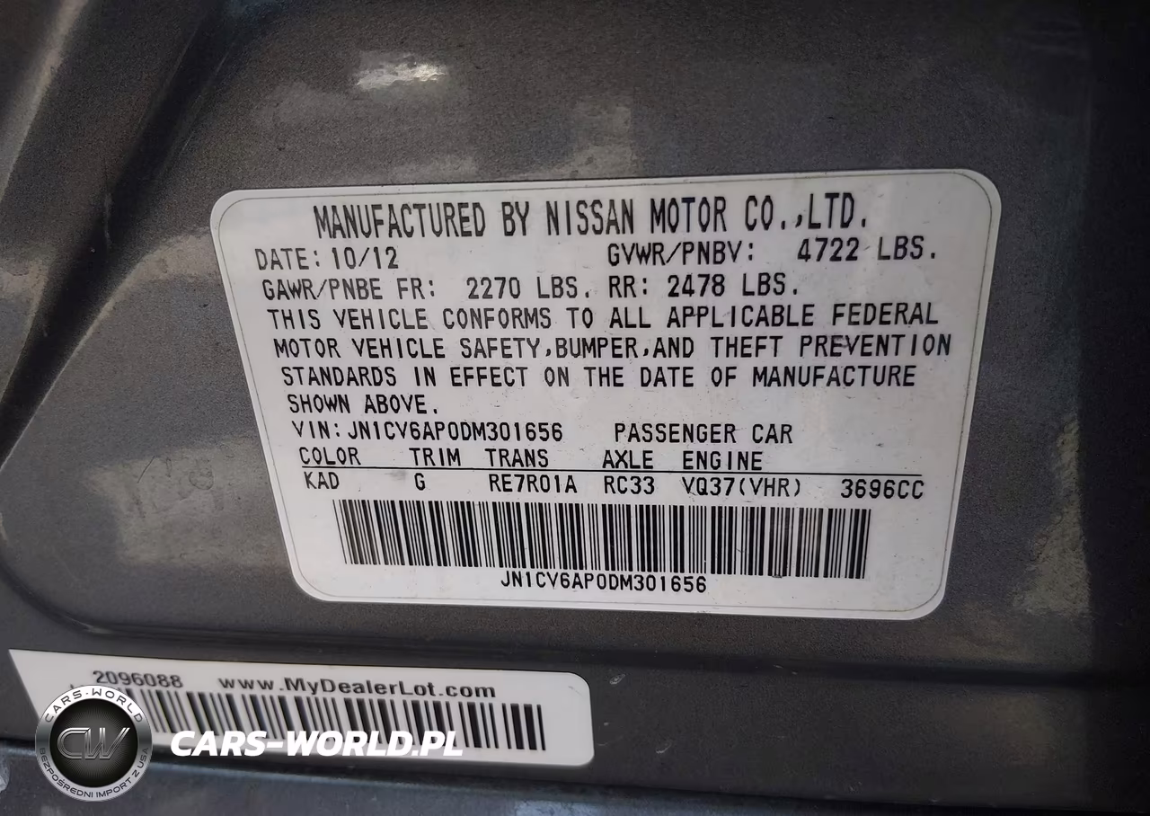 2013 Infiniti G37 Journey VIN:JN1CV6AP0DM301656 - 9