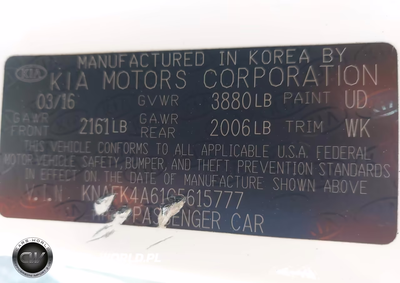 2016 Kia Forte Lx VIN:KNAFK4A61G5615777 - 9