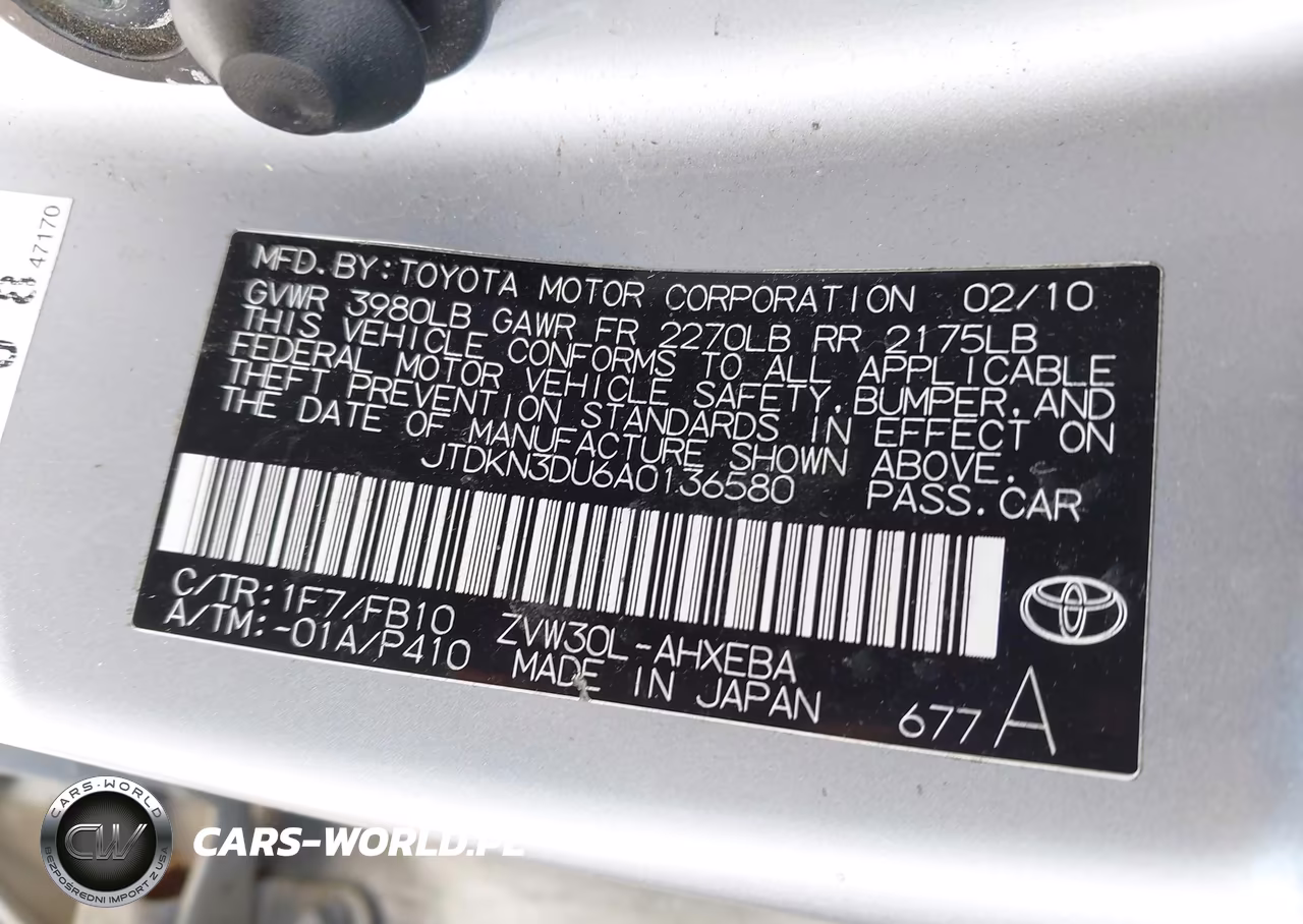 2010 Toyota Prius Iii VIN:JTDKN3DU6A0136580 - 9