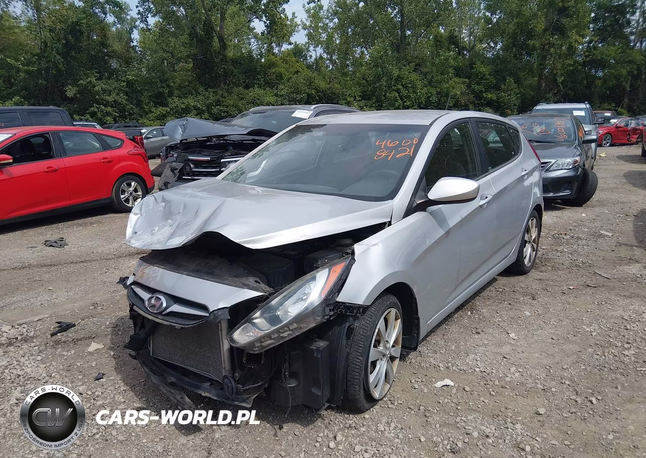 2012 Hyundai Accent Se VIN:KMHCU5AE5CU006281 - 2