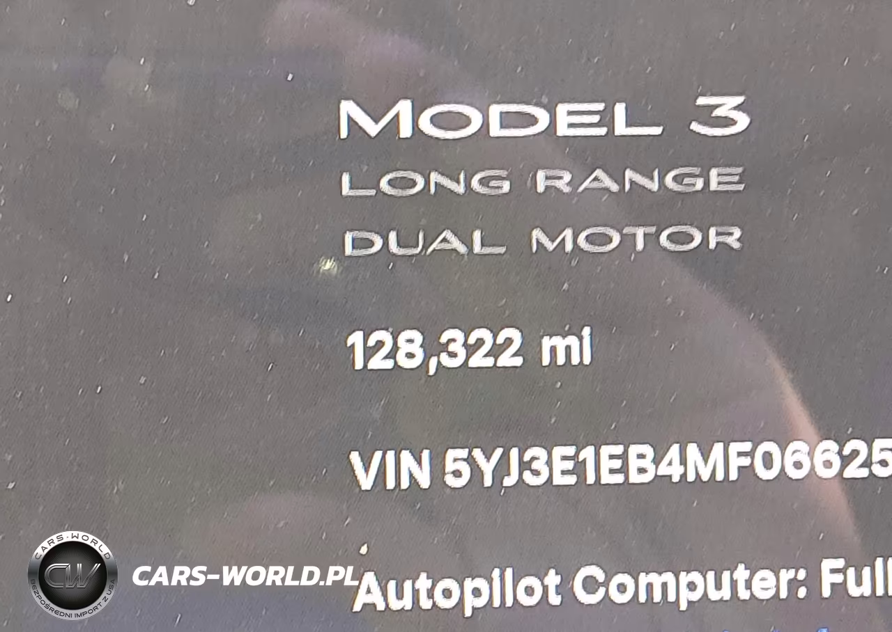2021 Tesla Model 3 Long Range Dual Motor All-Wheel Drive VIN:5YJ3E1EB4MF066251 - 14