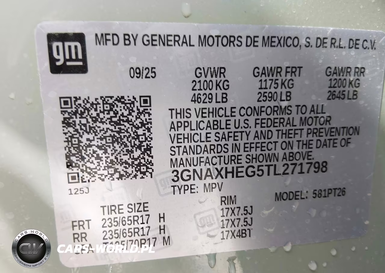 2026 Chevrolet Equinox Fwd Lt VIN:3GNAXHEG5TL271798 - 9