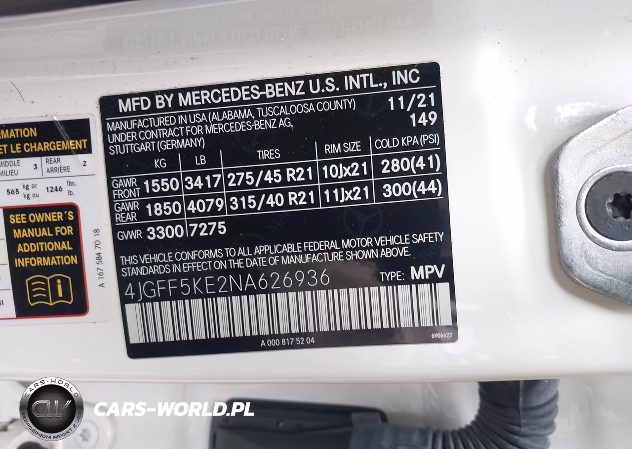 2022 Mercedes-Benz Gls 450 4Matic VIN:4JGFF5KE2NA626936 - 9