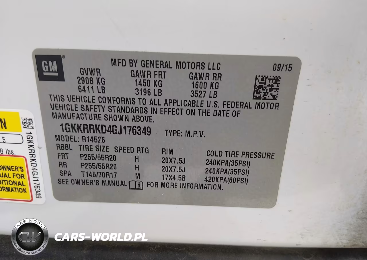 2016 GMC Acadia Slt-1 VIN:1GKKRRKD4GJ176349 - 9