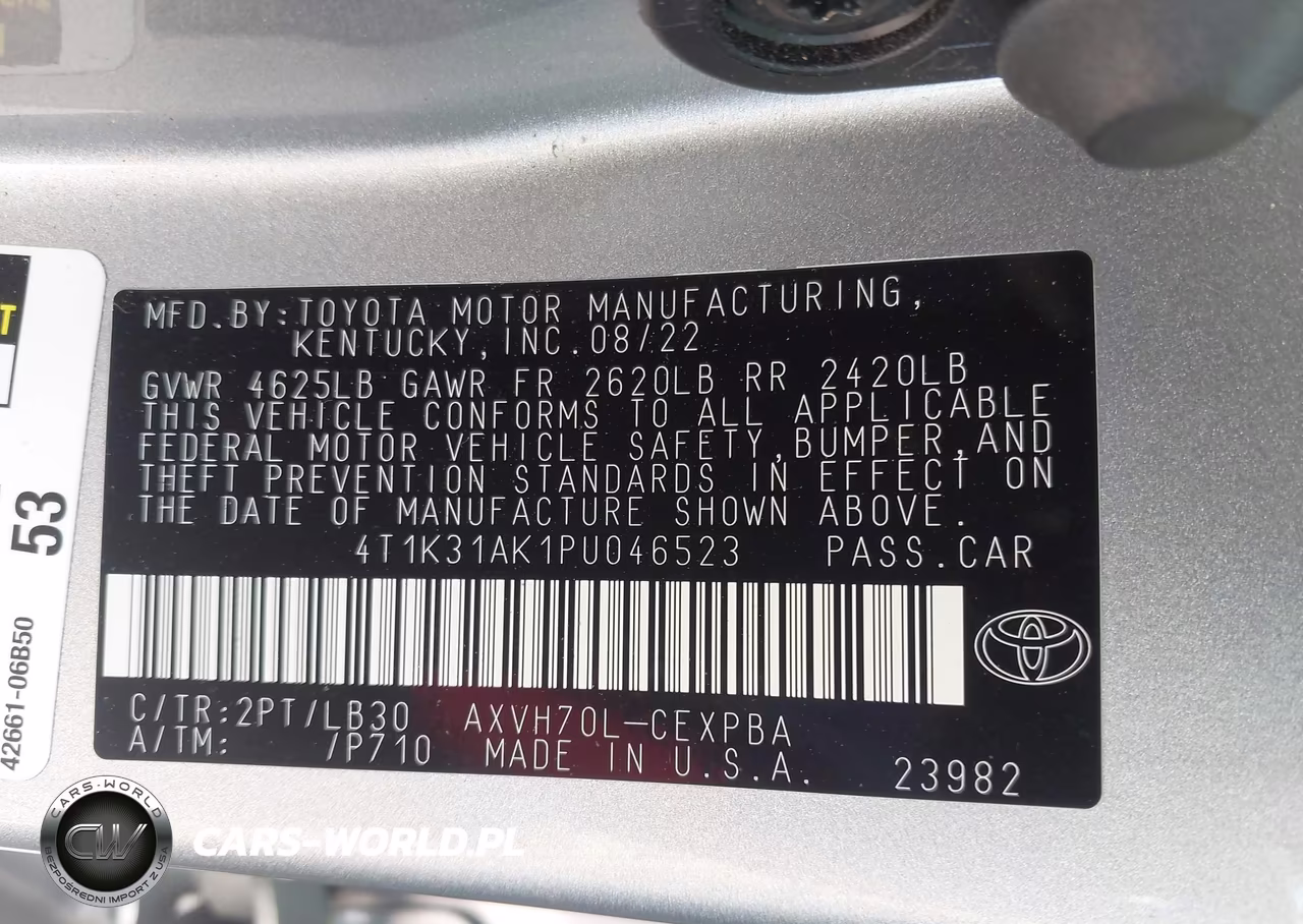 2023 Toyota Camry Xse Hybrid VIN:4T1K31AK1PU046523 - 9