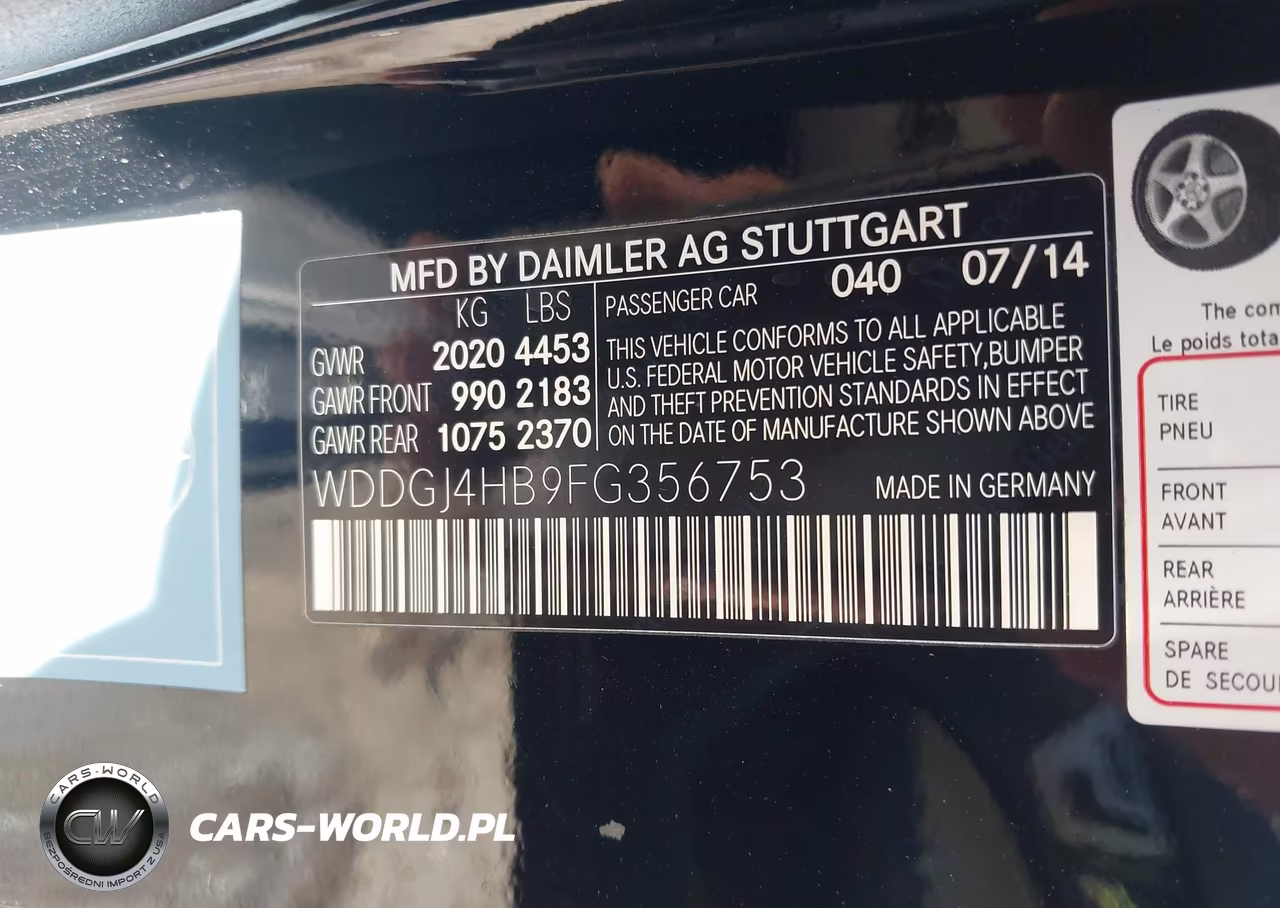 2015 Mercedes-Benz C 250 VIN:WDDGJ4HB9FG356753 - 9