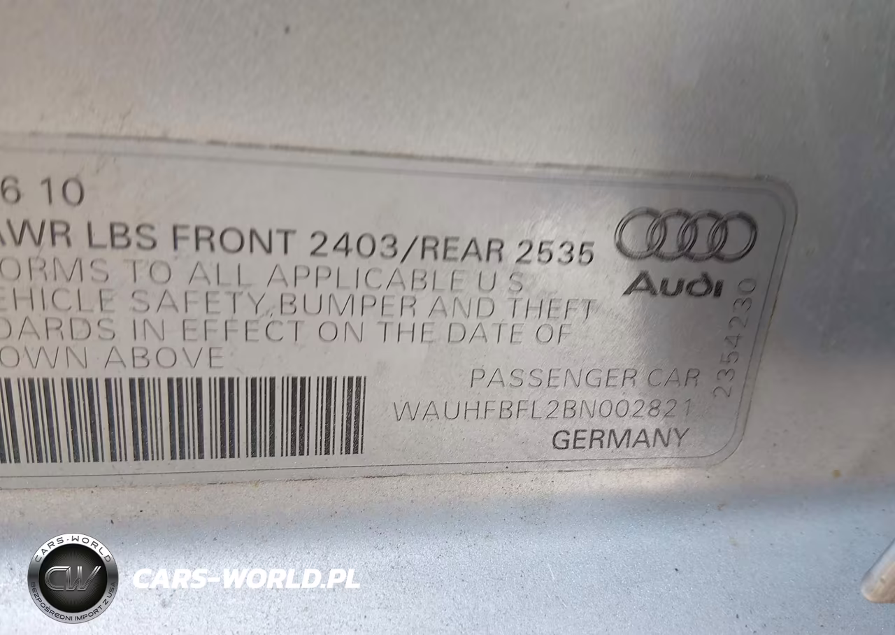 2011 Audi A4 2.0T Premium VIN:WAUHFBFL2BN002821 - 9