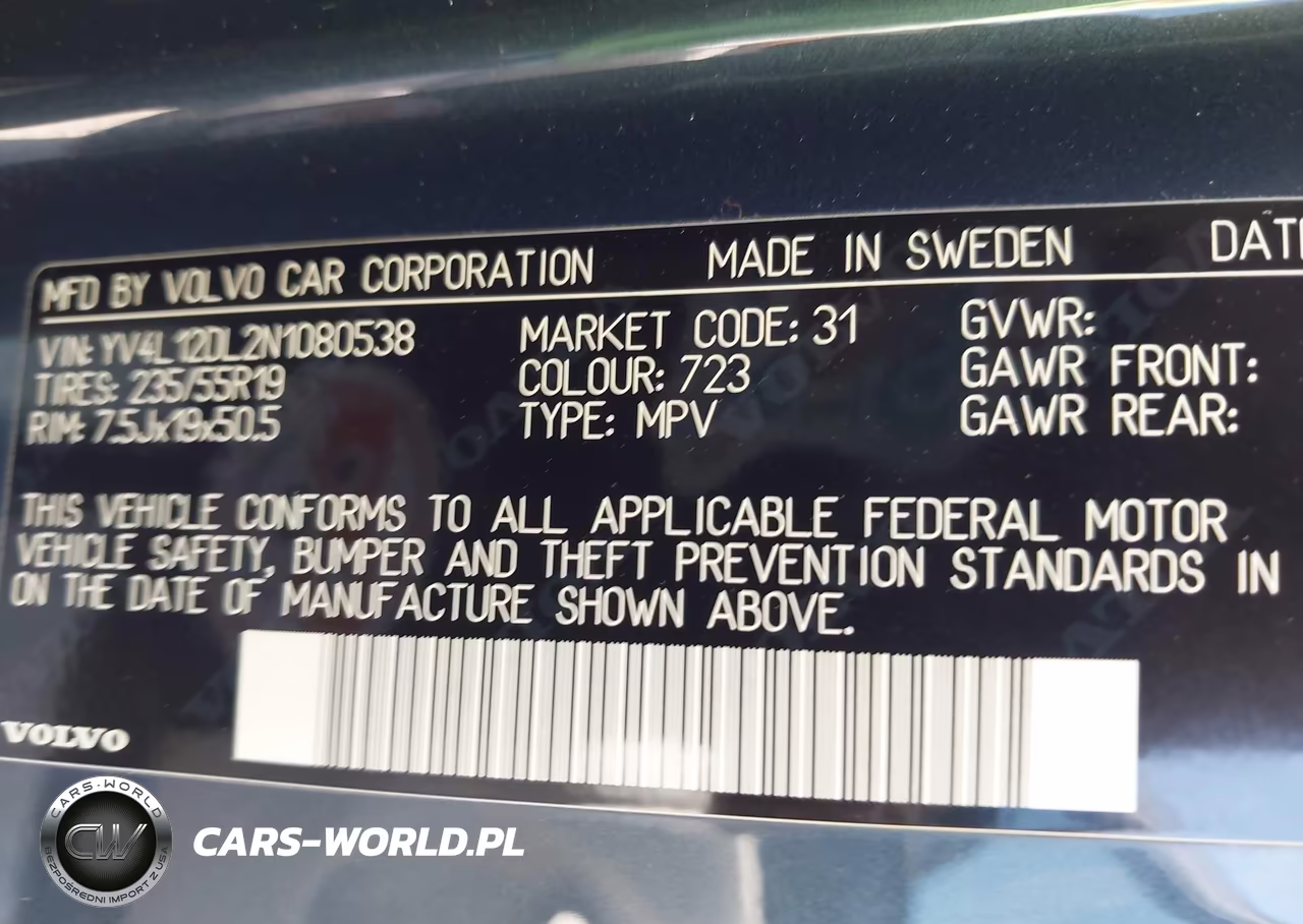 2022 Volvo Xc60 B5 Inscription VIN:YV4L12DL2N1080538 - 9