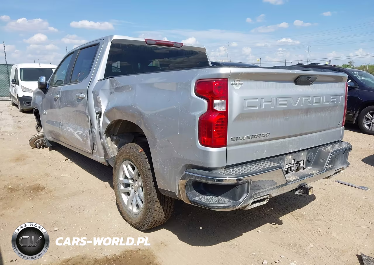 2021 Chevrolet Silverado 1500 4Wd Short Bed Lt VIN:3GCUYDED7MG483615 - 3