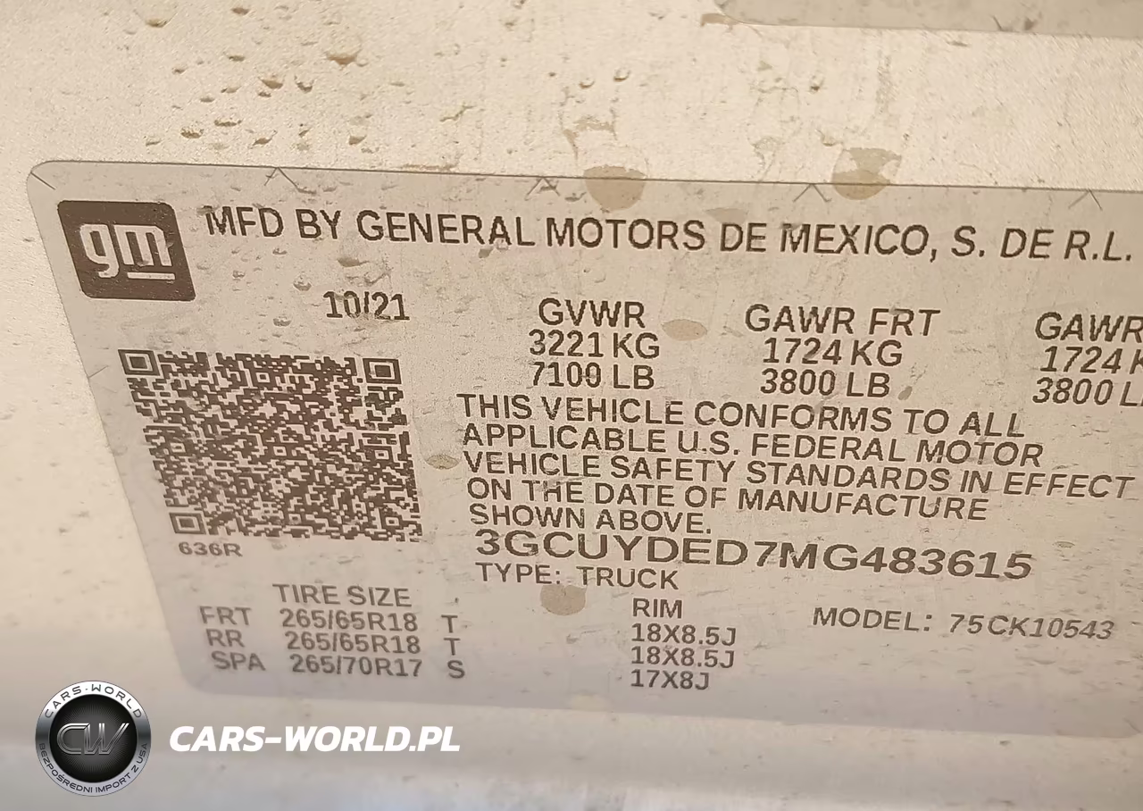 2021 Chevrolet Silverado 1500 4Wd Short Bed Lt VIN:3GCUYDED7MG483615 - 9