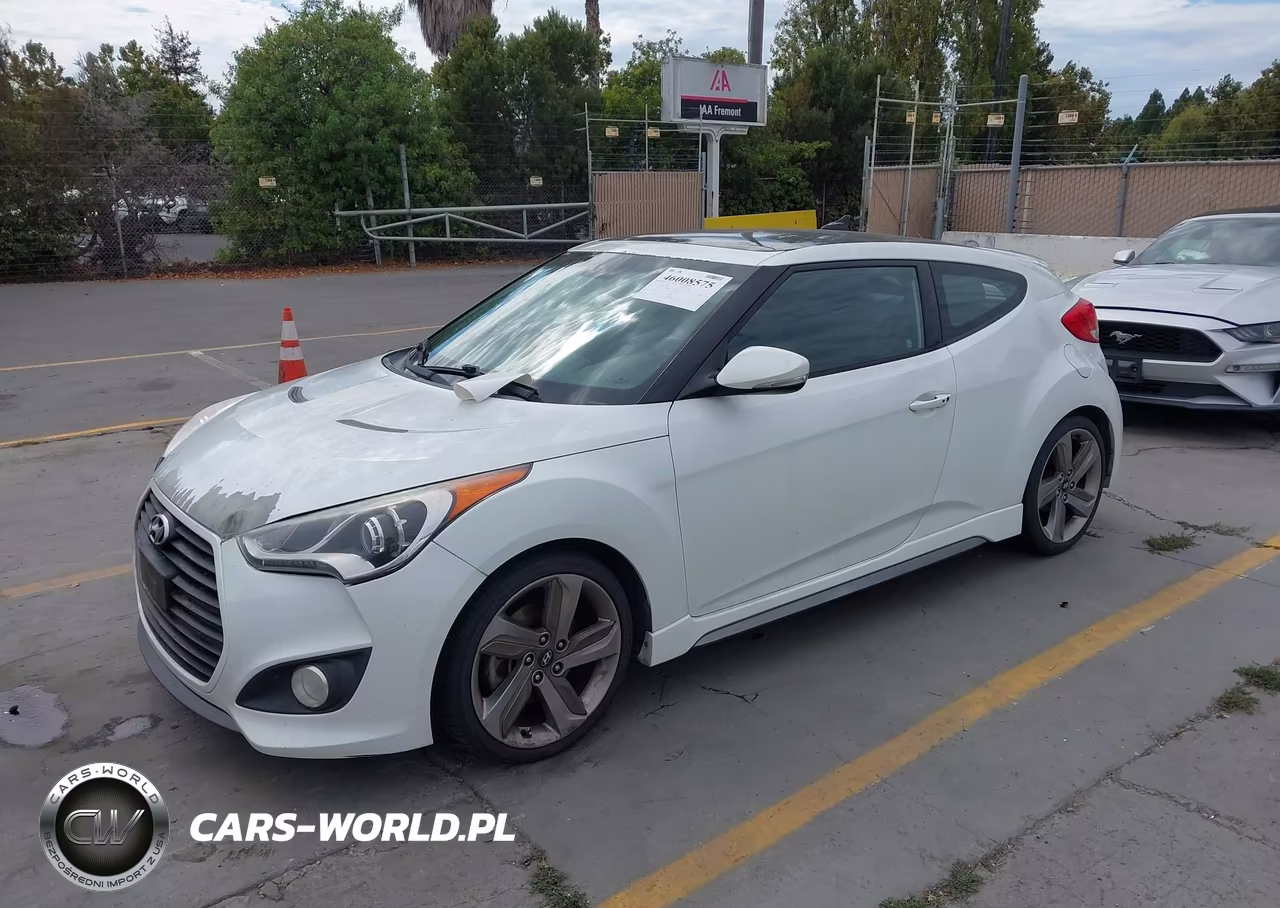 2015 Hyundai Veloster Turbo VIN:KMHTC6AE8FU240864 - 2