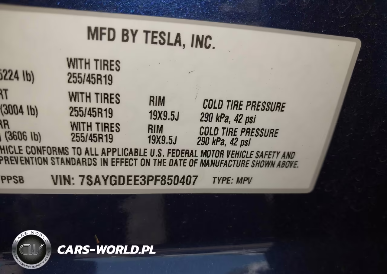 2023 Tesla Model Y Awd-Long Range Dual Motor All-Wheel Drive VIN:7SAYGDEE3PF850407 - 9