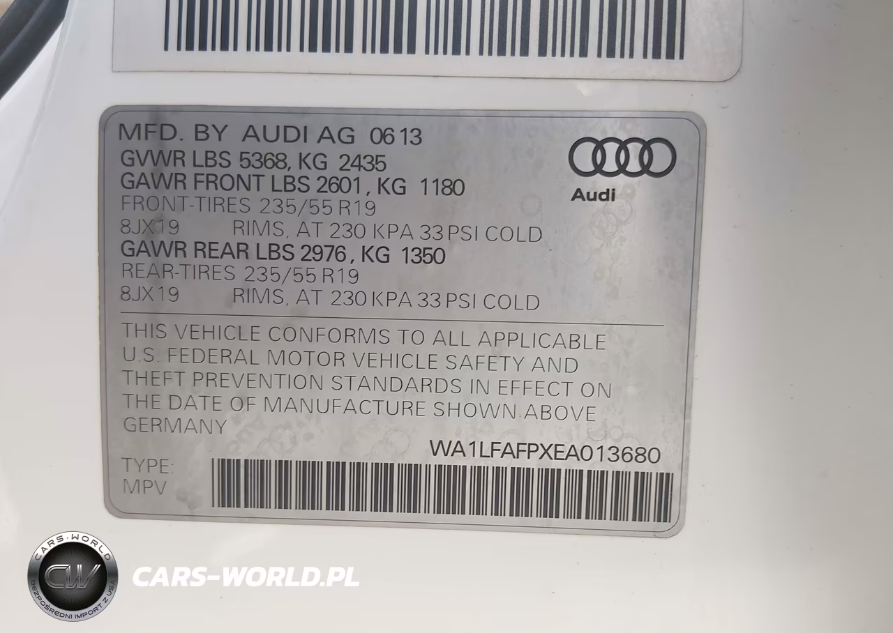 2014 Audi Q5 Premium Plus VIN:WA1LFAFPXEA013680 - 9