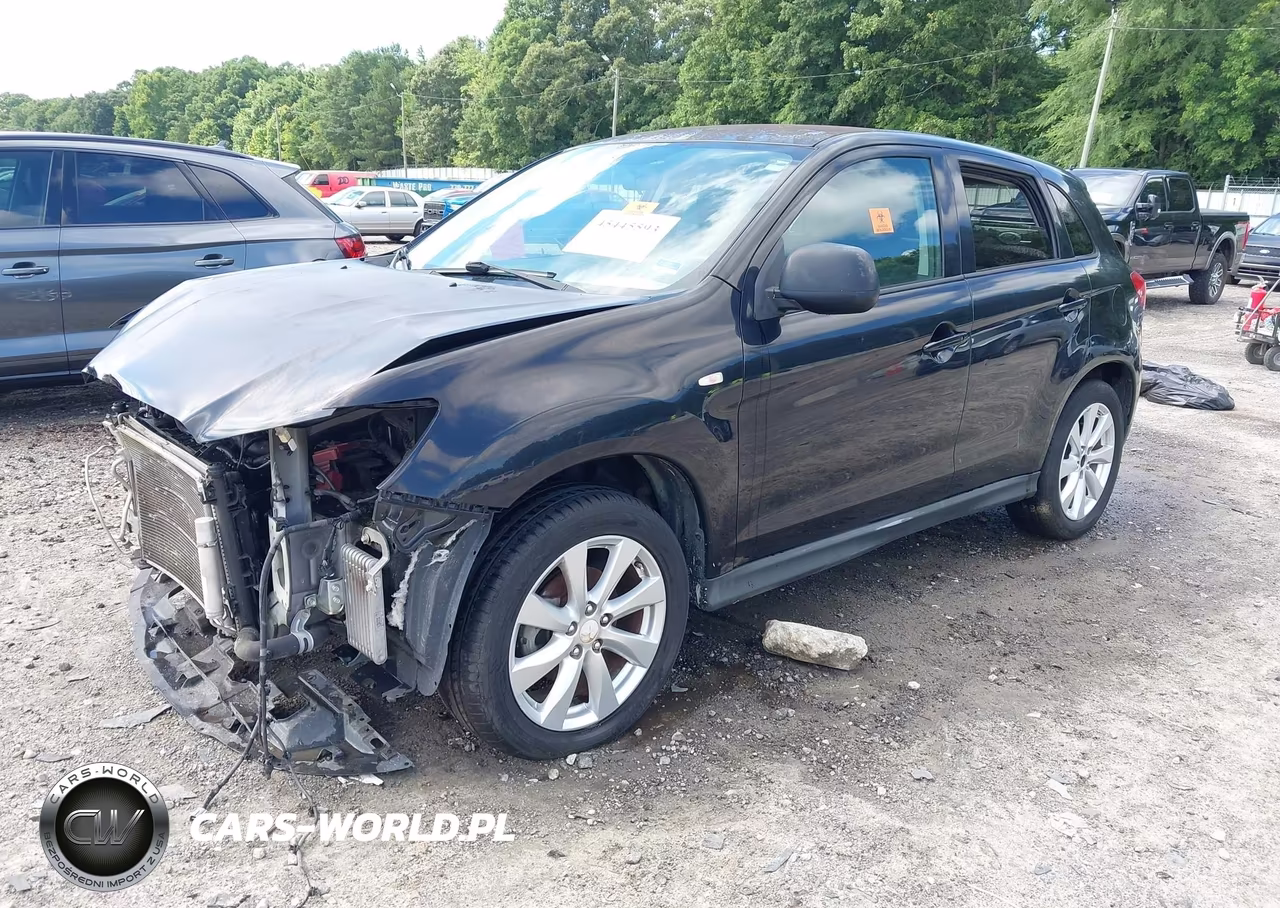 2014 Mitsubishi Outlander Sport Es VIN:4A4AP3AU1EE021574 - 2