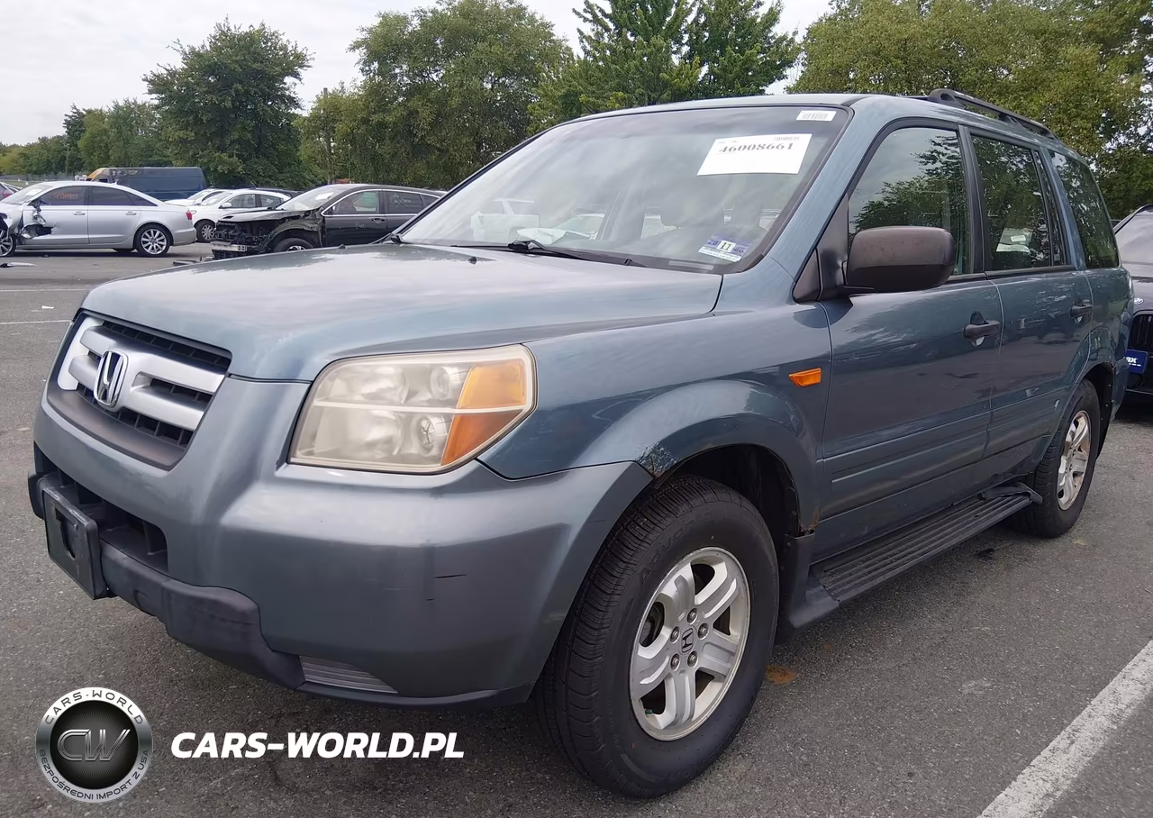 2007 Honda Pilot Lx VIN:2HKYF18157H518915 - 2