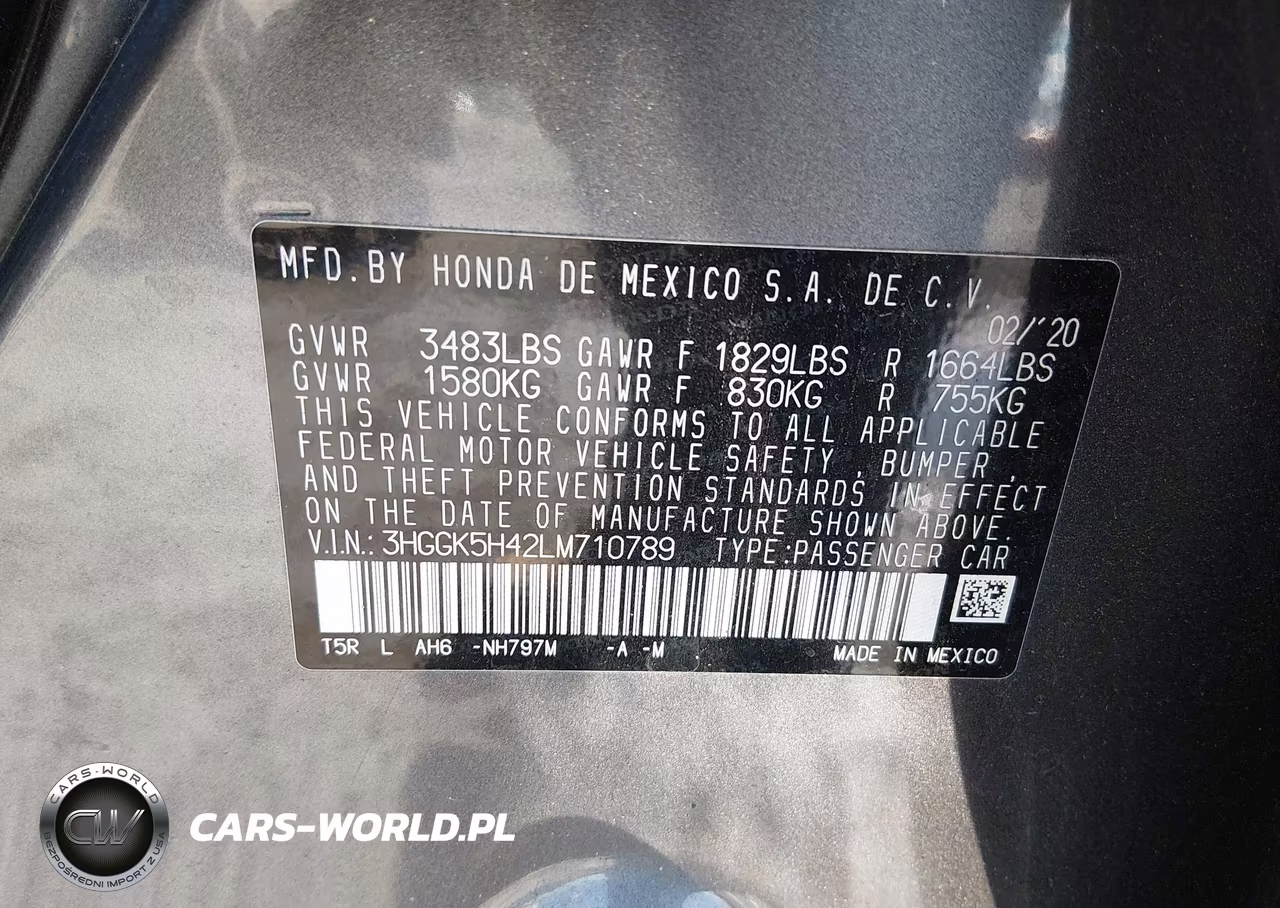 2020 Honda Fit Lx VIN:3HGGK5H42LM710789 - 9