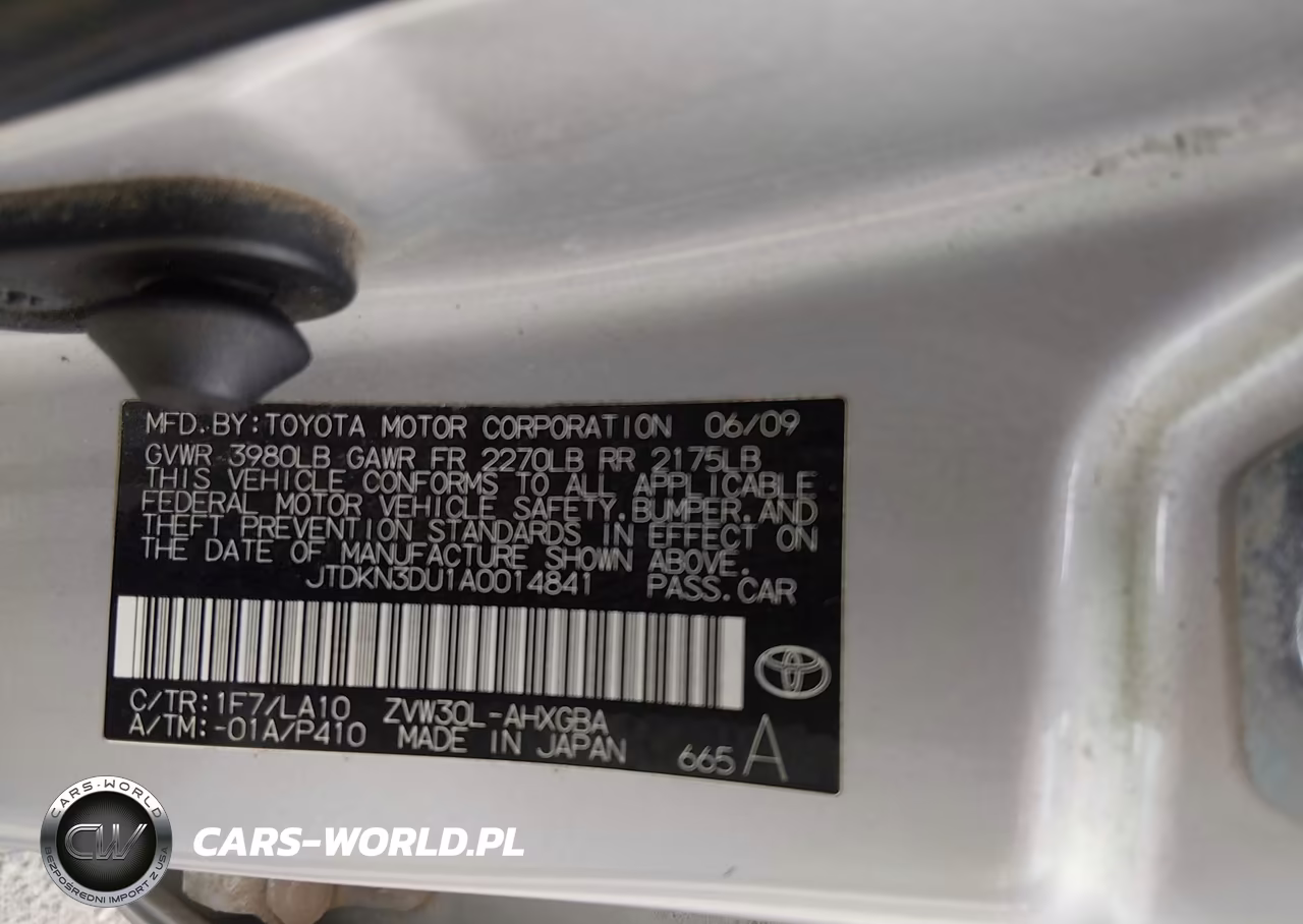 2010 Toyota Prius V VIN:JTDKN3DU1A0014841 - 9