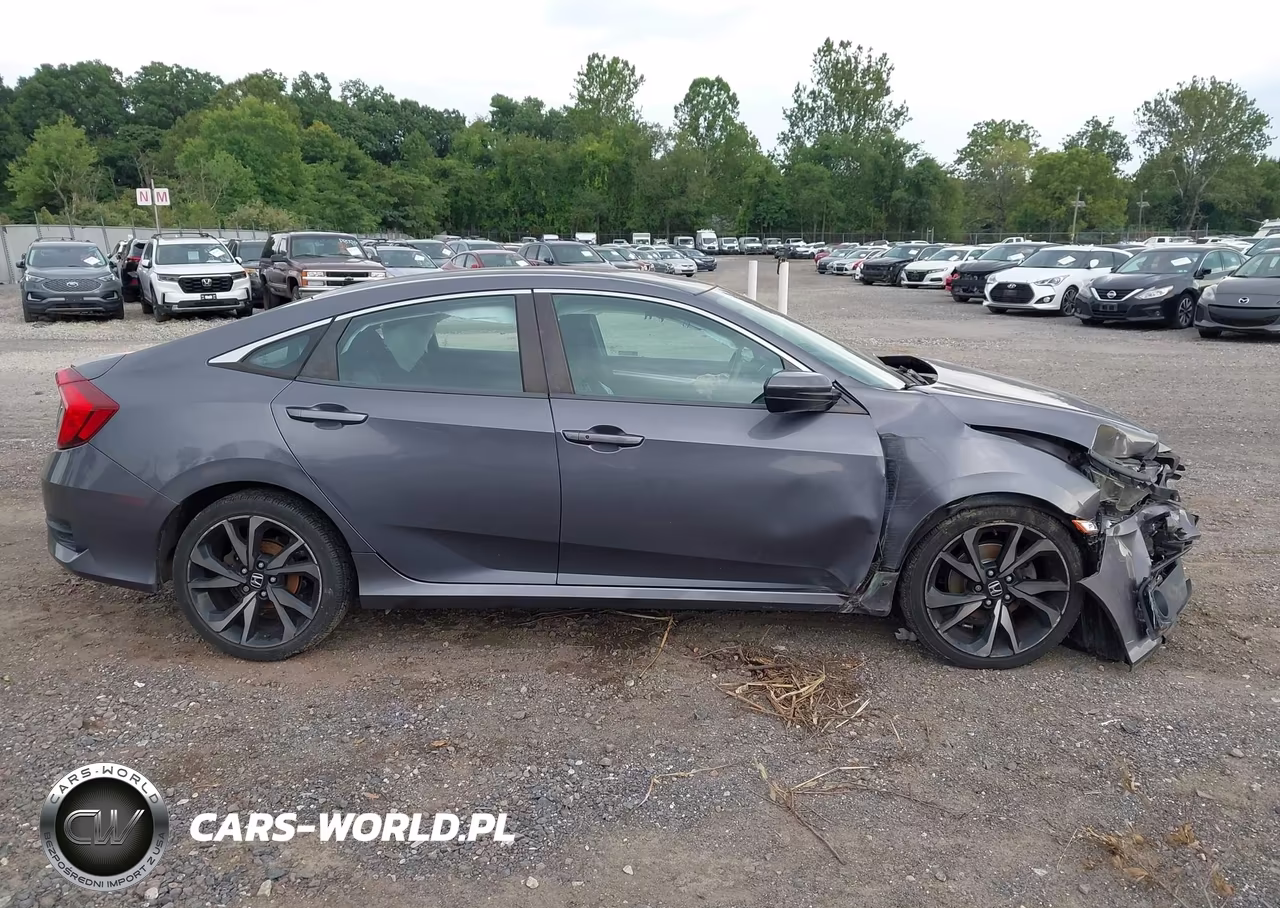 2019 Honda Civic Sport VIN:2HGFC2F85KH572336 - 12
