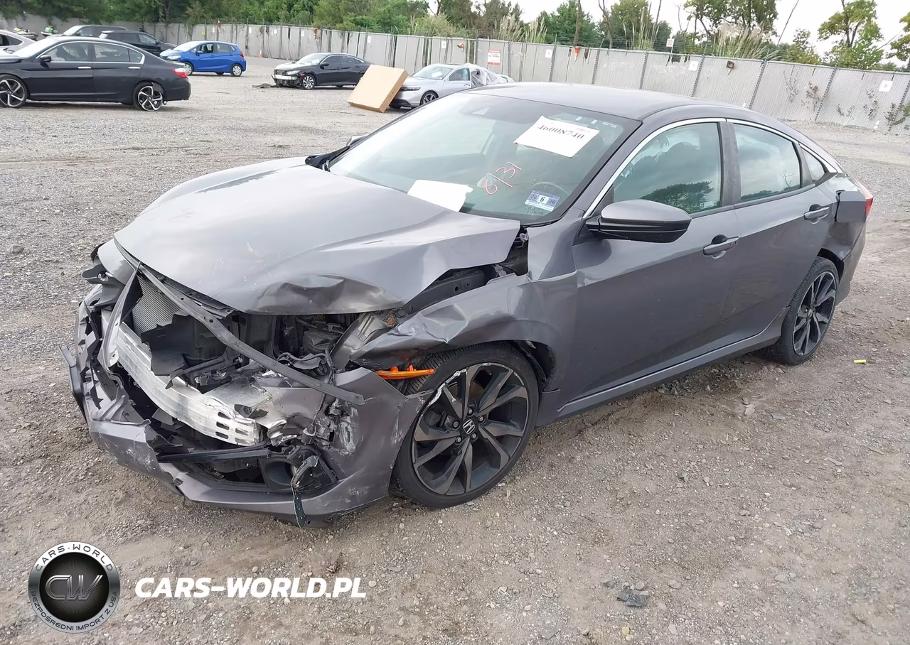 2019 Honda Civic Sport VIN:2HGFC2F85KH572336 - 2
