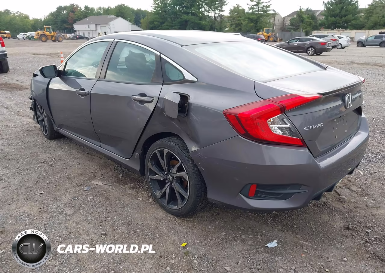 2019 Honda Civic Sport VIN:2HGFC2F85KH572336 - 3