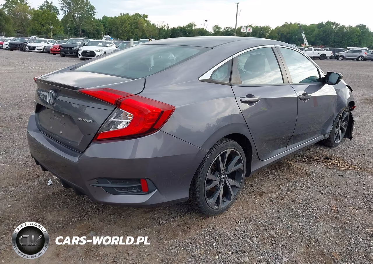 2019 Honda Civic Sport VIN:2HGFC2F85KH572336 - 4