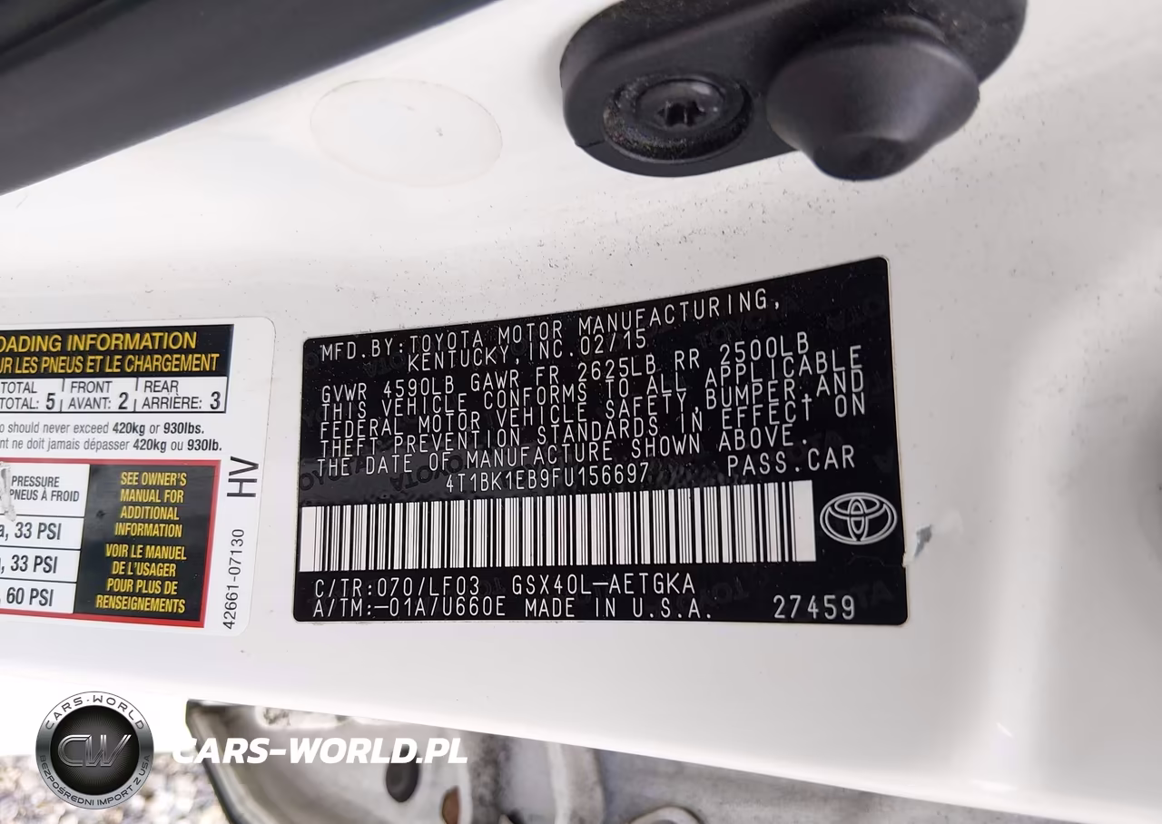 2015 Toyota Avalon Xle Premium VIN:4T1BK1EB9FU156697 - 9