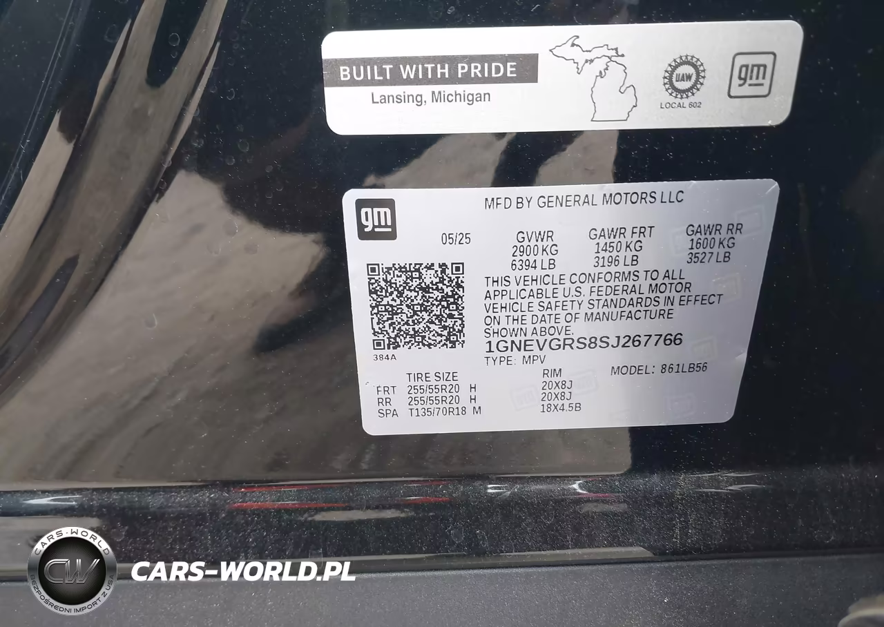 2025 Chevrolet Traverse Awd Lt VIN:1GNEVGRS8SJ267766 - 9