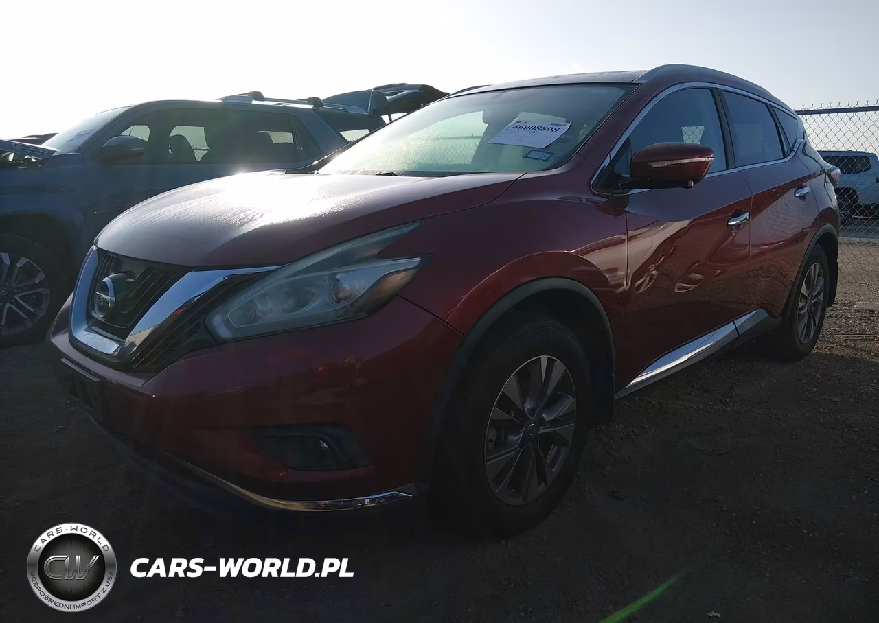 2015 Nissan Murano Sl VIN:5N1AZ2MG8FN229319 - 2