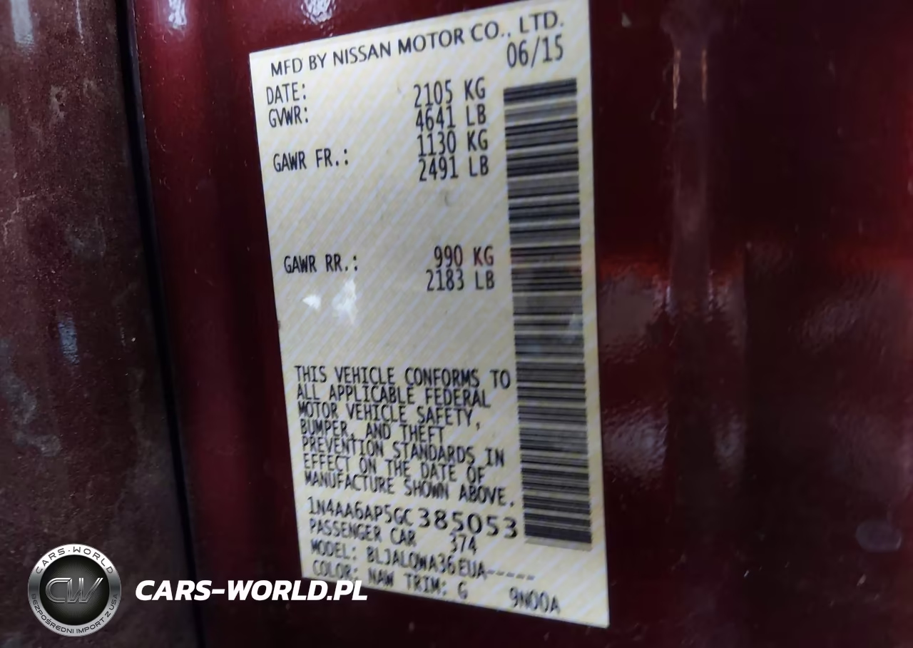 2016 Nissan Maxima 3.5 Platinum-3.5 S-3.5 Sl-3.5 Sr-3.5 Sv VIN:1N4AA6AP5GC385053 - 9
