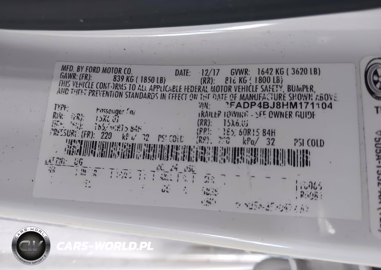 2017 Ford Fiesta Se VIN:3FADP4BJ8HM171104 - 9