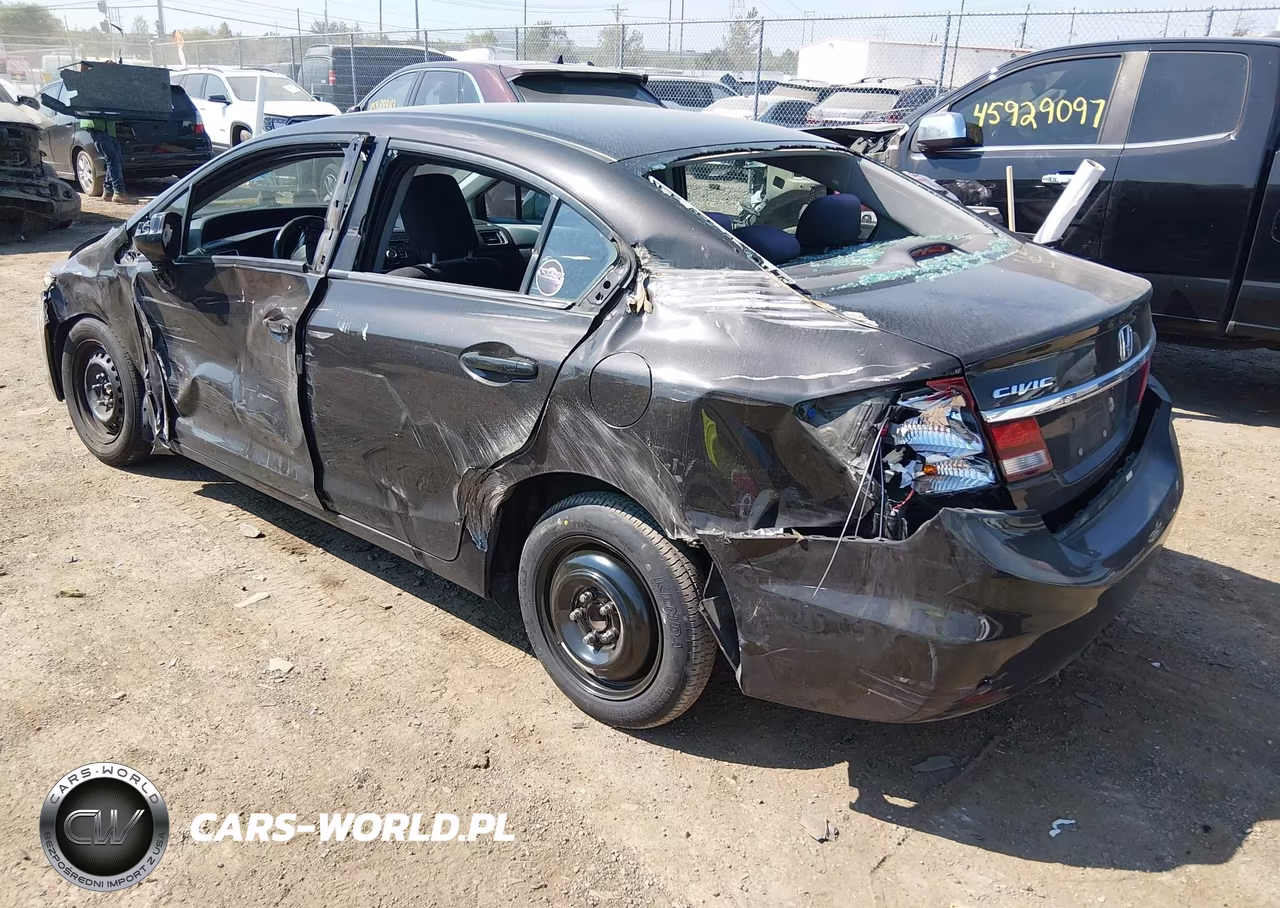 2013 Honda Civic Lx VIN:2HGFB2F54DH583131 - 3