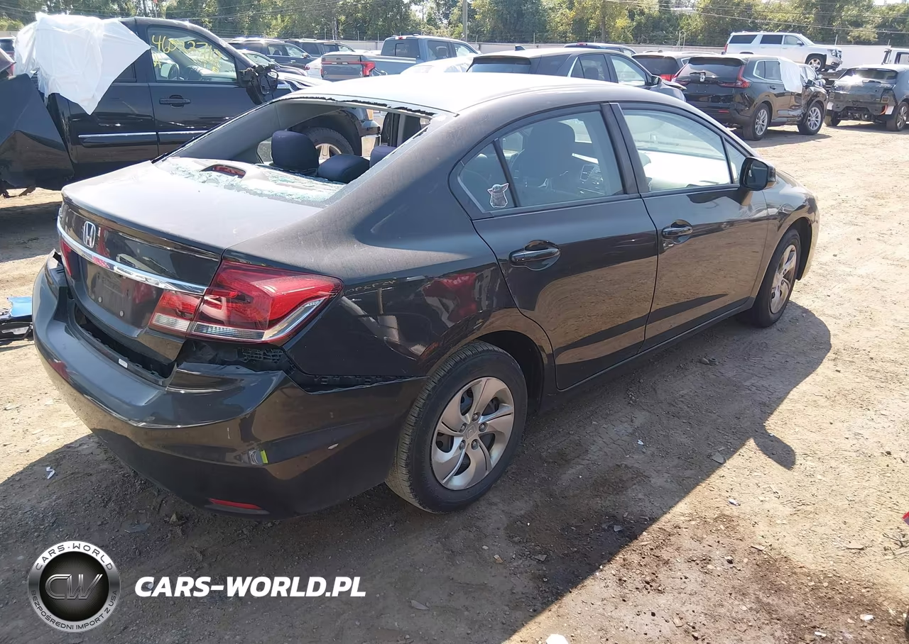 2013 Honda Civic Lx VIN:2HGFB2F54DH583131 - 4