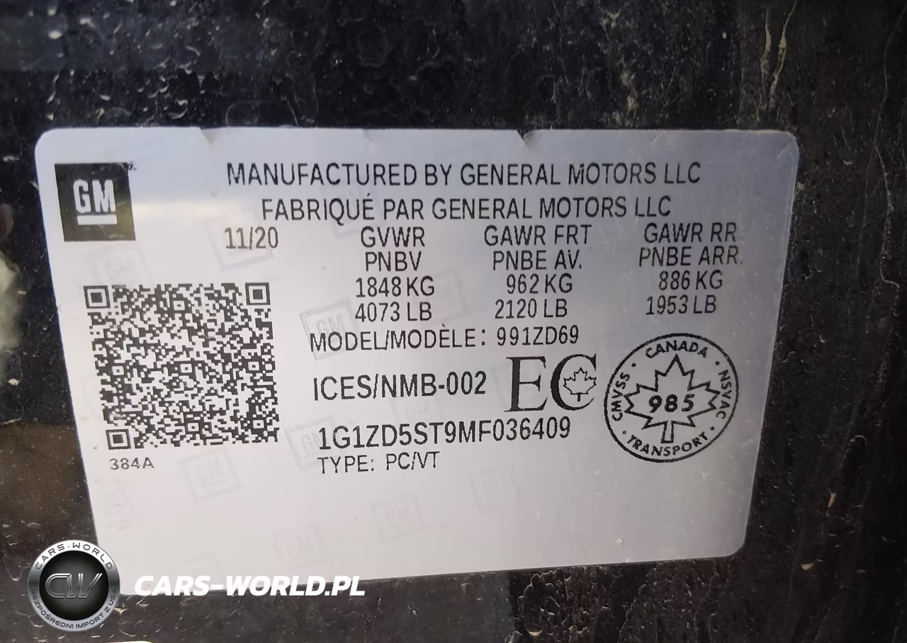 2021 Chevrolet Malibu Lt VIN:1G1ZD5ST9MF036409 - 9