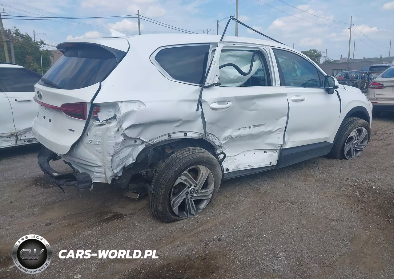 2022 Hyundai Santa Fe Se VIN:5NMS1DAJ1NH405702 - 4