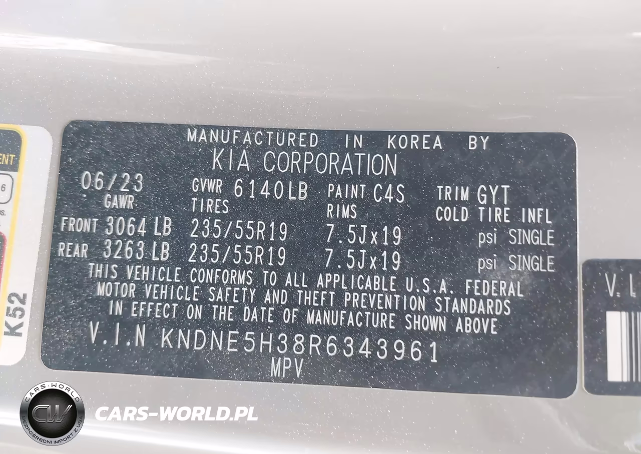 2024 Kia Carnival Mpv Sx Prestige VIN:KNDNE5H38R6343961 - 9