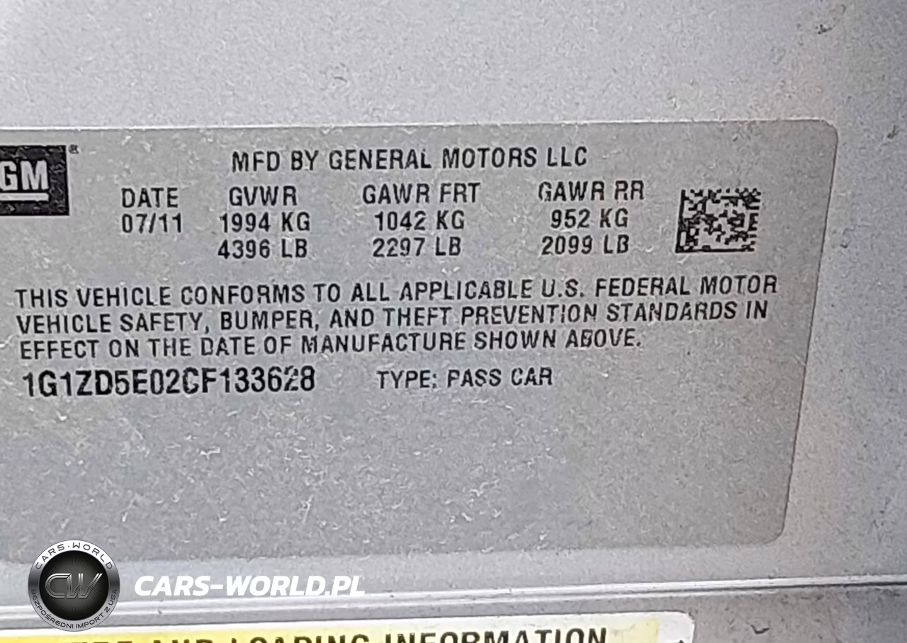 2012 Chevrolet Malibu 2Lt VIN:1G1ZD5E02CF133628 - 9