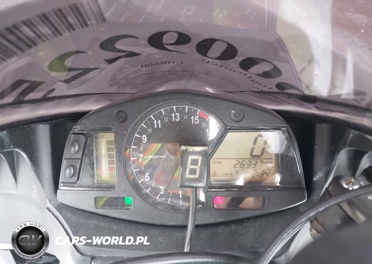 2008 Honda Cbr600 Rr VIN:JH2PC40048M105410 - 7