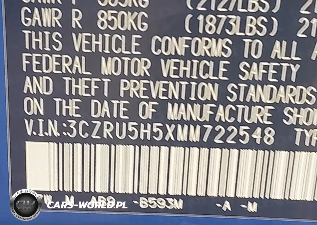 2021 Honda Hr-V 2Wd Ex VIN:3CZRU5H5XMM722548 - 9