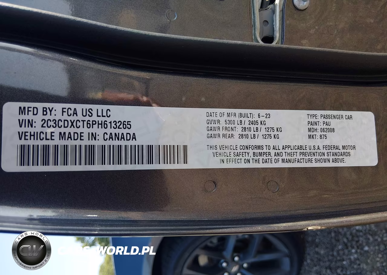 2023 Dodge Charger R-T VIN:2C3CDXCT6PH613265 - 9