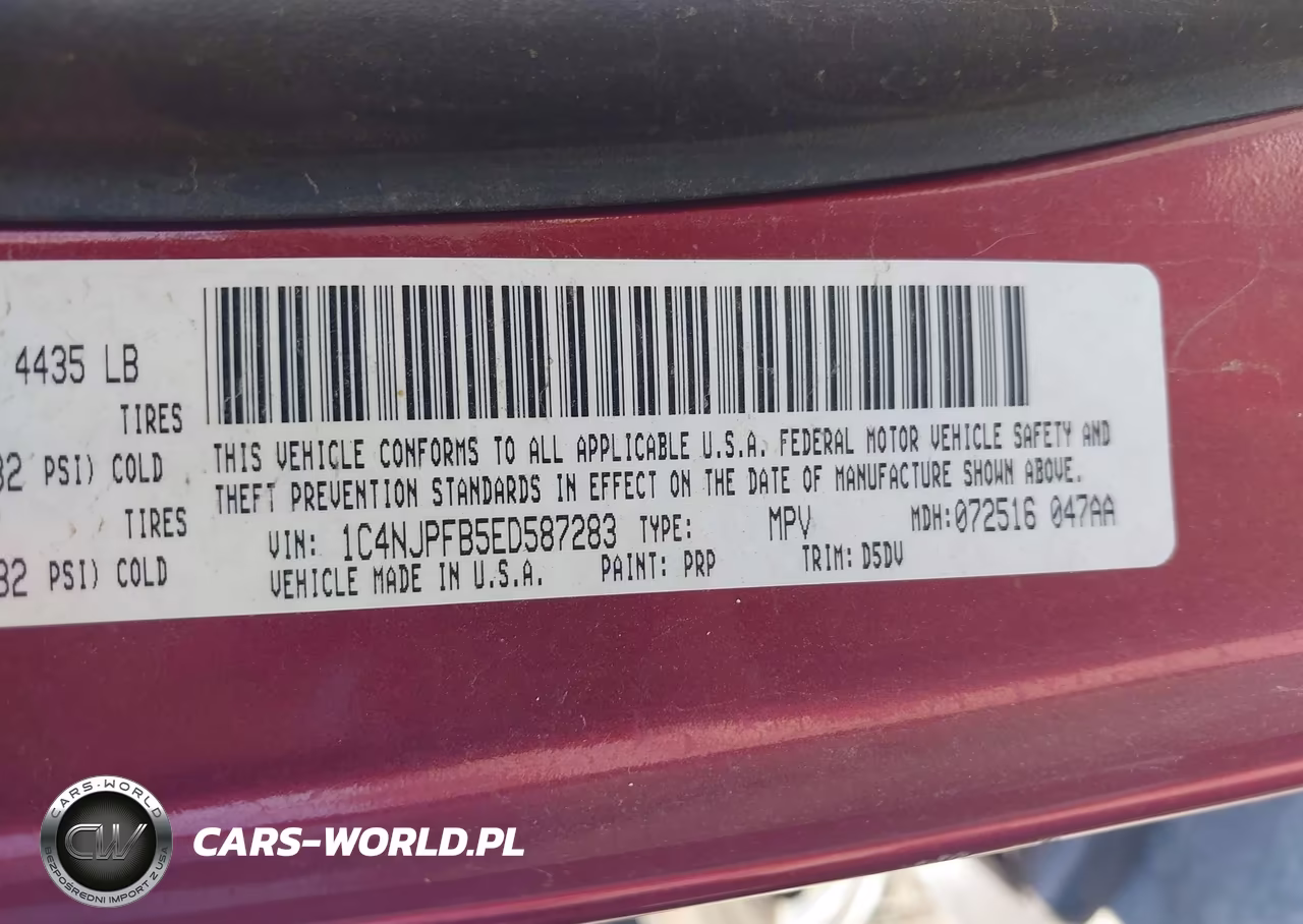 2014 Jeep Patriot Latitude VIN:1C4NJPFB5ED587283 - 9