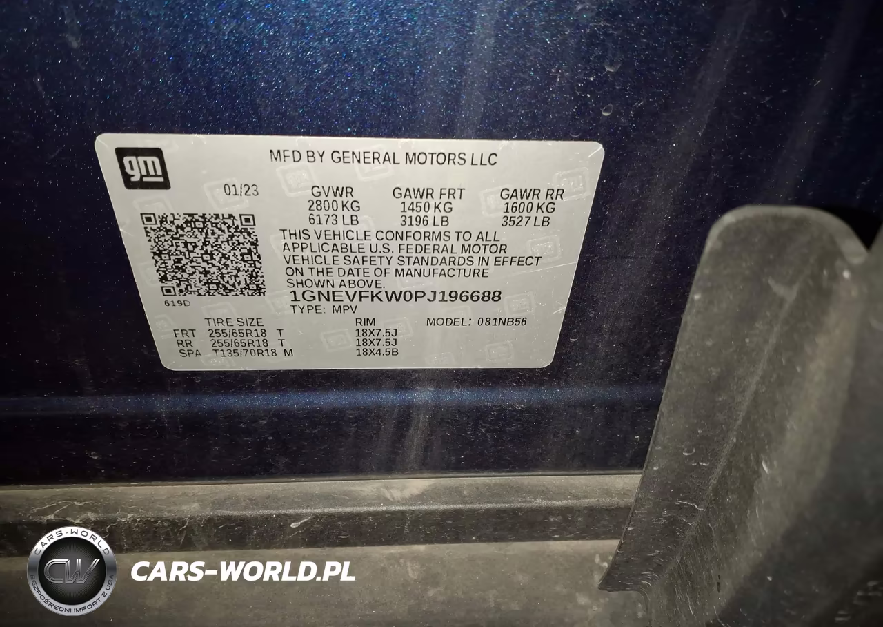 2023 Chevrolet Traverse Awd Ls VIN:1GNEVFKW0PJ196688 - 9