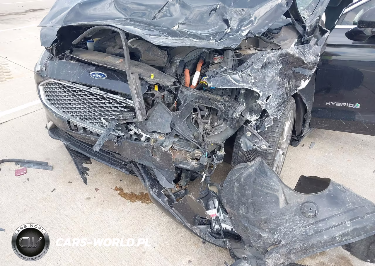 2019 Ford Fusion Hybrid Titanium VIN:3FA6P0RU6KR166205 - 6