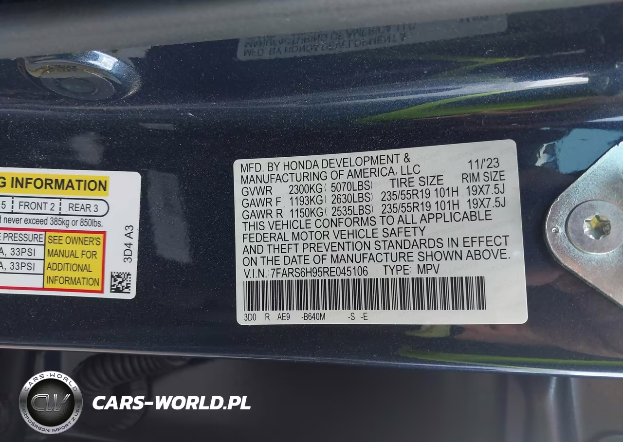 2024 Honda Cr-V Hybrid Sport Touring VIN:7FARS6H95RE045106 - 9