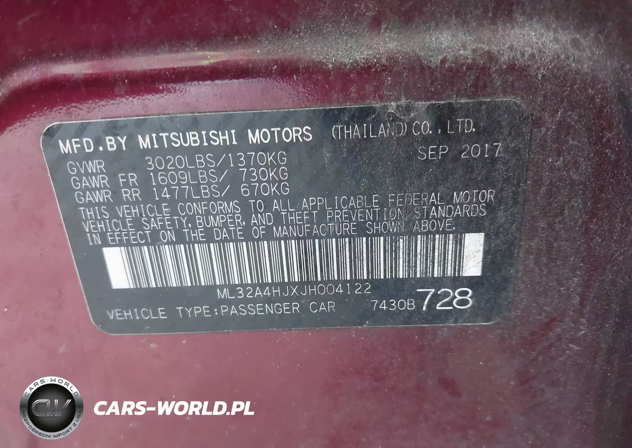2018 Mitsubishi Mirage Se VIN:ML32A4HJXJH004122 - 9