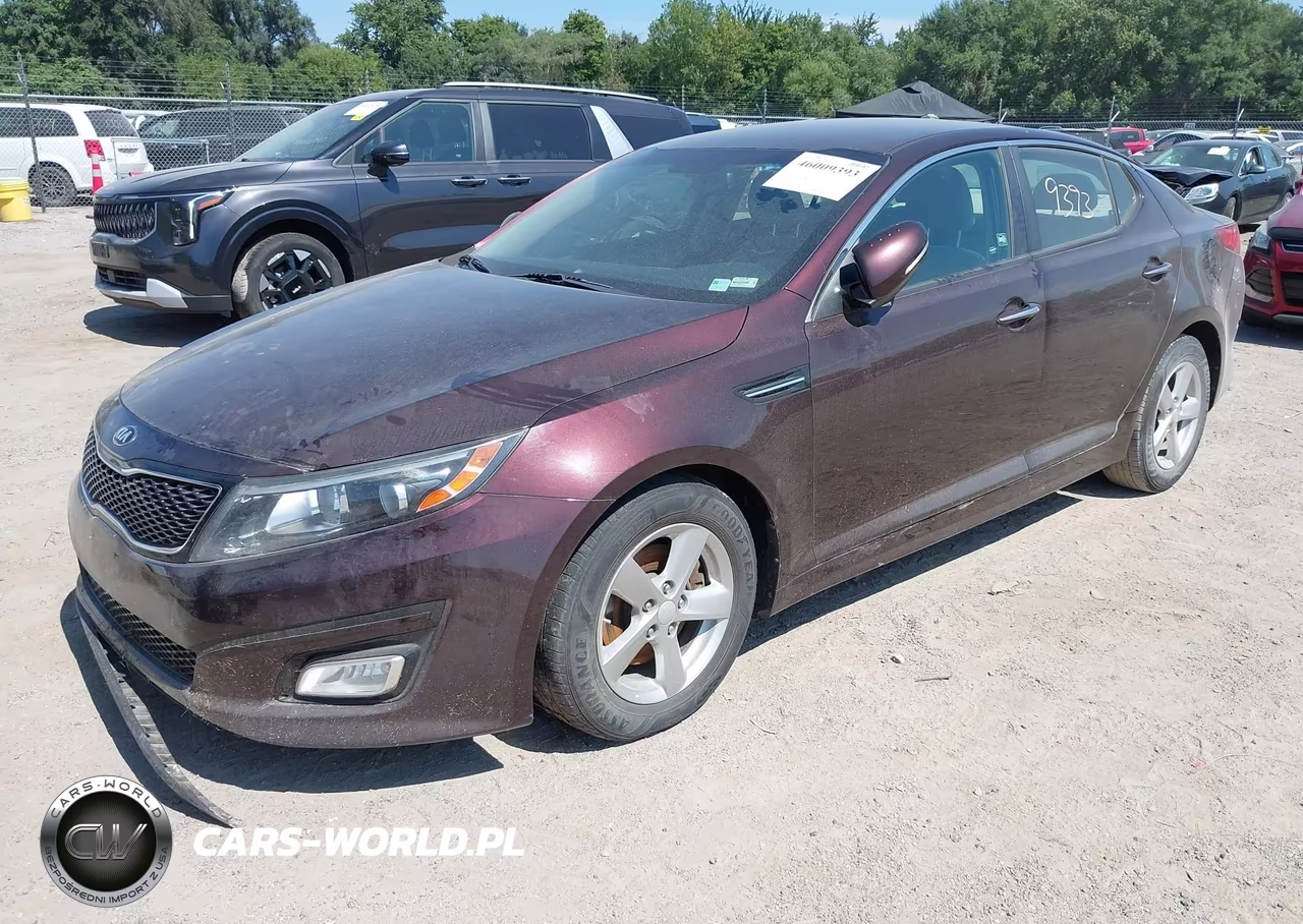 2015 Kia Optima Lx VIN:5XXGM4A72FG398938 - 2