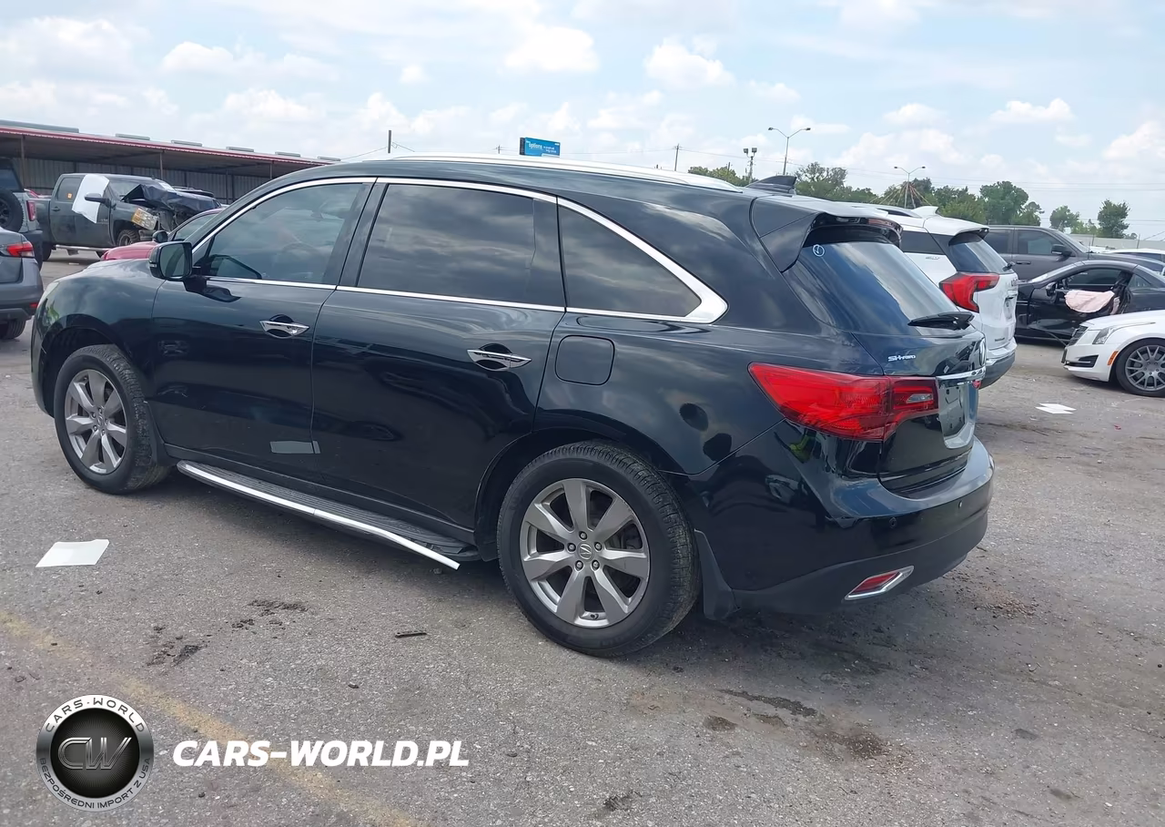 2014 Acura Mdx Advance Pkg W-Entertainment Pkg VIN:5FRYD4H83EB026219 - 3