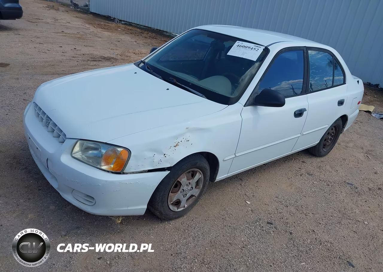 2000 Hyundai Accent Gl VIN:KMHCG45G9YU083286 - 2