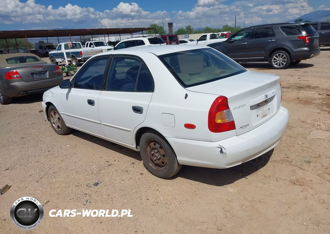 2000 Hyundai Accent Gl VIN:KMHCG45G9YU083286 - 3